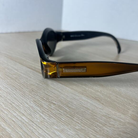 RARE! Vintage Christian Dior Gaelle 17E Sunglasses Gold FRAMES ONLY 52-18-125 main image 7
